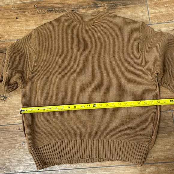 VTG Hill & Archer | Genuine Suede Knit Pull over - Picture 7 of 7